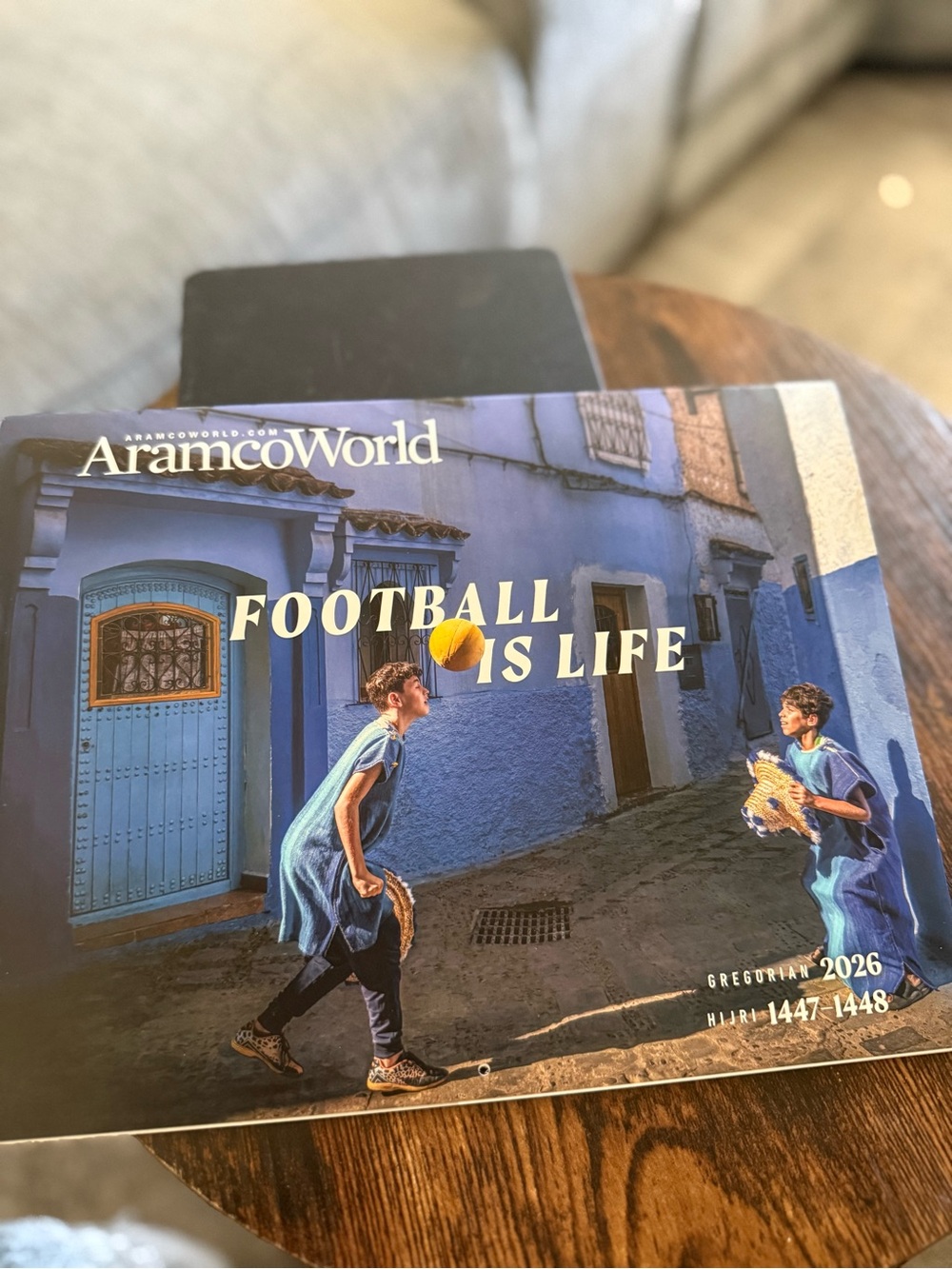 Aramco World Football Calendar (Gregorian & Hijri) 2026 “Football Is Life”